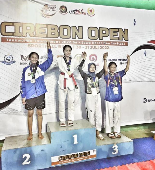 Juara ke 3 Kejuaraan Tekwondo Cirebon Open