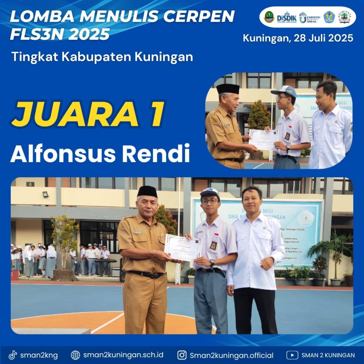 SMANDA JUARA UMUM FLS3N TINGKAT KABUPATEN KUNINGAN