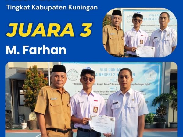 Juara 3 JURNALISTIK FLS3N TINGKAT KABUPATEN