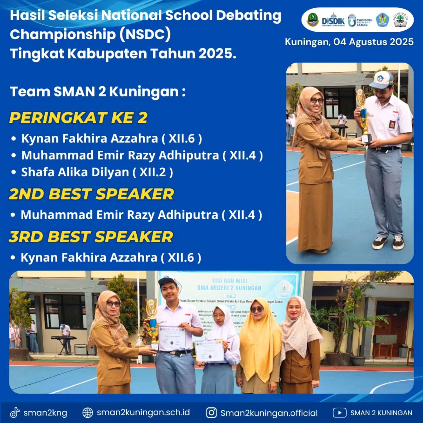 3rd best speaker