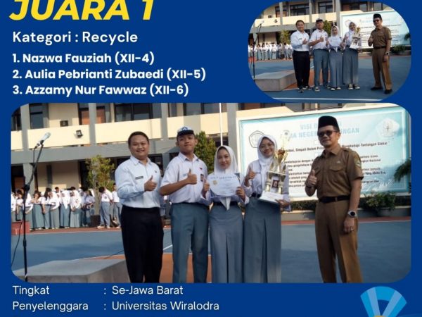 Juara 1 kategori recycle