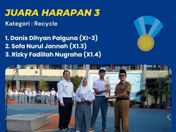 Juara harapan 3 kategori recycle