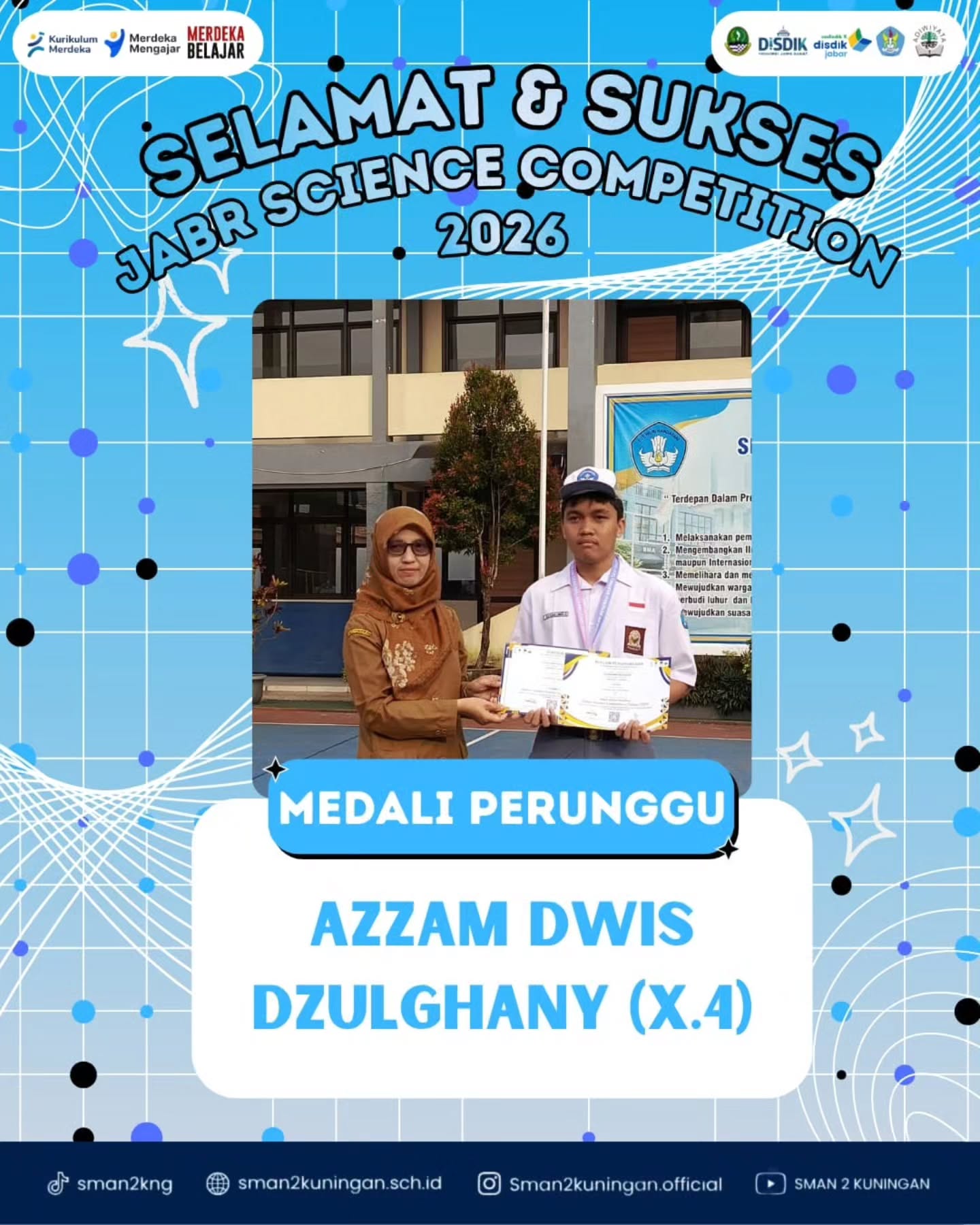 Medali Perunggu Jabar Science Competition 2026