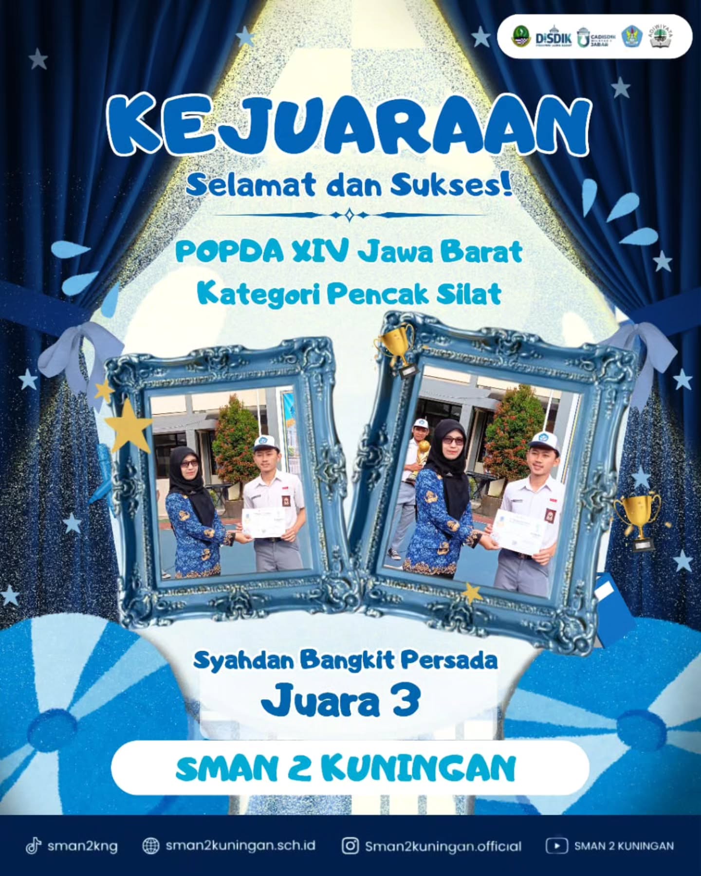 Juara 3 Pencak Silat POPDA XIV JABAR 2025