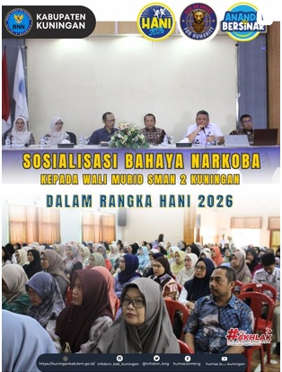 SOSIALIASI BNN DALAM RANGKA HANI (HARI ANTI NARKOTIKA INTERNASIONAL)