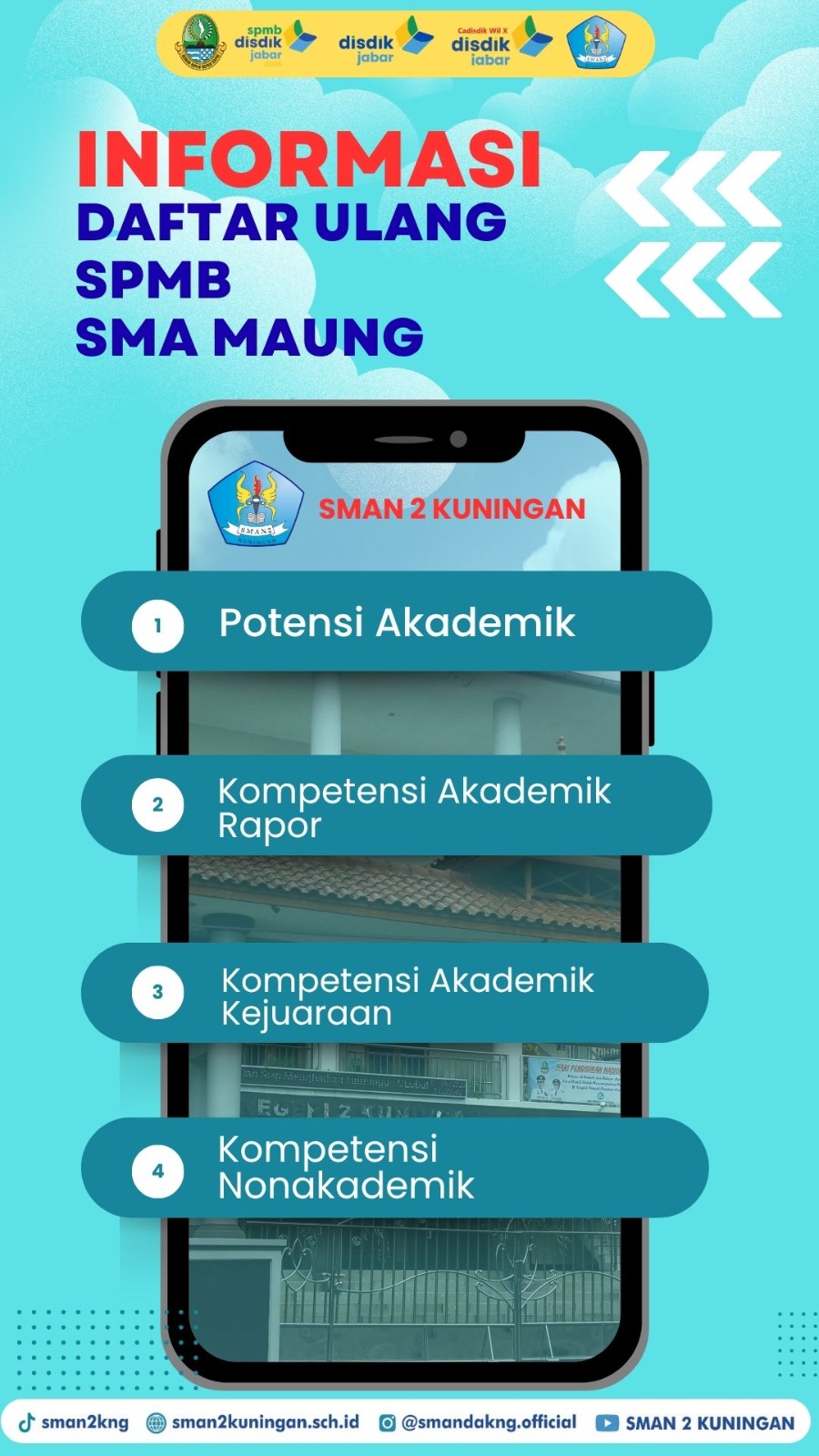 INFORMASI DAFTAR ULANG SPMB SMA MAUNG